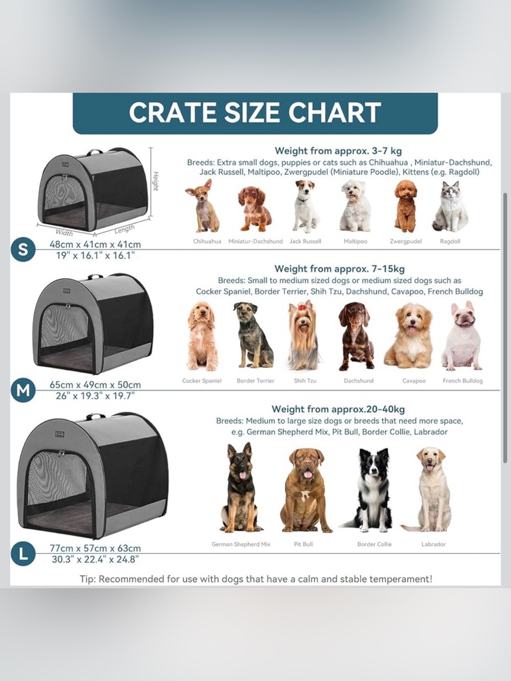 Soft-Sided Pet Travel Crate